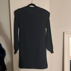 ASOS teal sweater dress